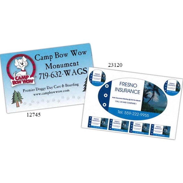 Rectangle shaped large car magnet that's 34 mil thick and measuring... from ASI 66390 LarLu