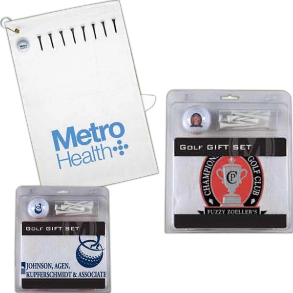 Hole in One gift set featuring a 16" x 25" white... from ASI 66390 LarLu