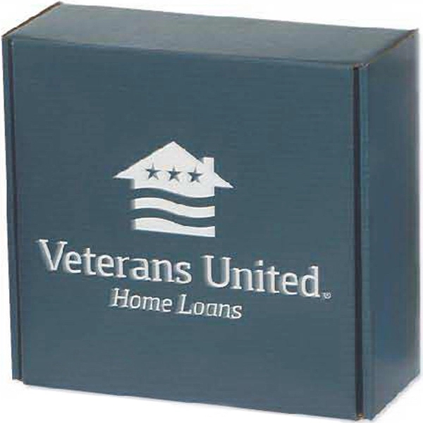 12" x 12" x 5" B-flute corrugate outside tuck box with... from ASI 44830 The Chest