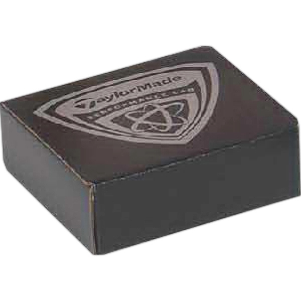 4" x 4" x 1 1/2" E-flute corrugate outside tuck box... from ASI 44830 The Chest