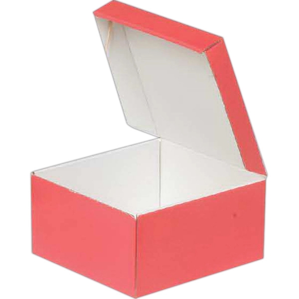 6" x 6" x 4" E-flute corrugate fold above box with... from ASI 44830 The Chest