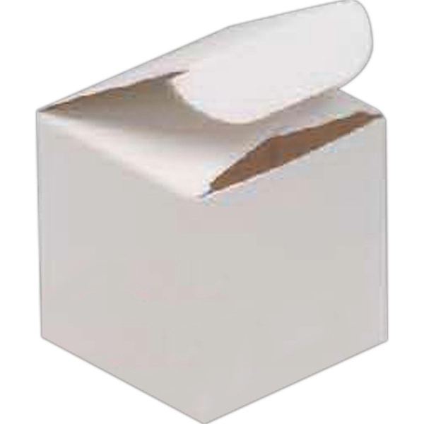3" x 3" x 3" lightweight chipboard tuck box with customization... from ASI 44830 The Chest