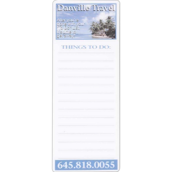 3 1/4" x 8 1/2" laminated schedule and information card with... from ASI 44830 The Chest