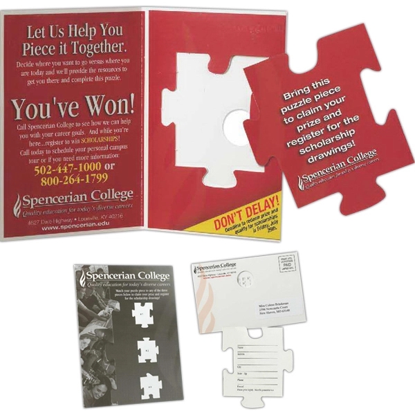 4" x 6" post card with "missing" jigsaw piece for special... from ASI 44830 The Chest