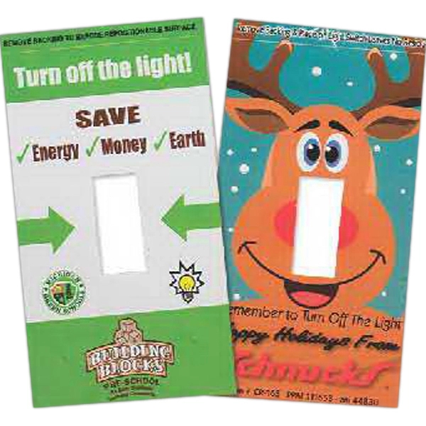 2 3/8" x 4 1/8" reusable vinyl light switch plate cover.... from ASI 44830 The Chest