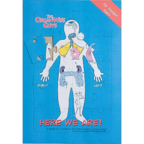 11 x 16" 20-piece tray style jigsaw puzzle, assembled and shrink-wrapped.... from ASI 44830 The Chest