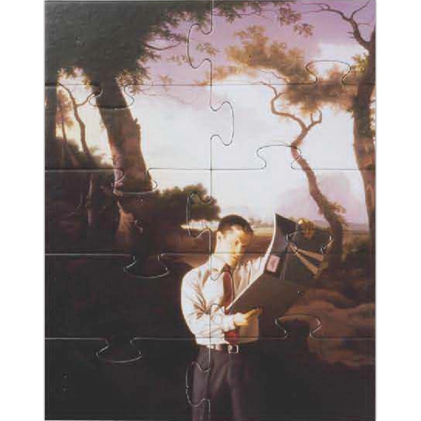 8" x 10" 10-piece jigsaw puzzle, assembled and shrink-wrapped to backerboard.... from ASI 44830 The Chest