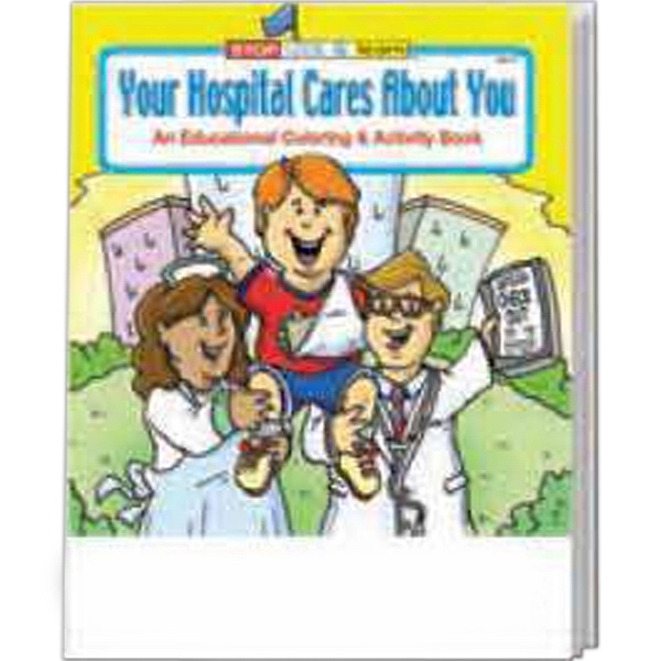 COLORING SET: Your Hospital Cares About You educational coloring and activity... from ASI 45815 Coloring Book Solutions / Coloring Book Solutions™