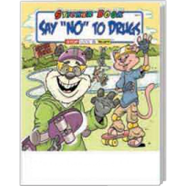 Say "No" To Drugs sticker and coloring activity book.... from ASI 45815 Coloring Book Solutions / Coloring Book Solutions™