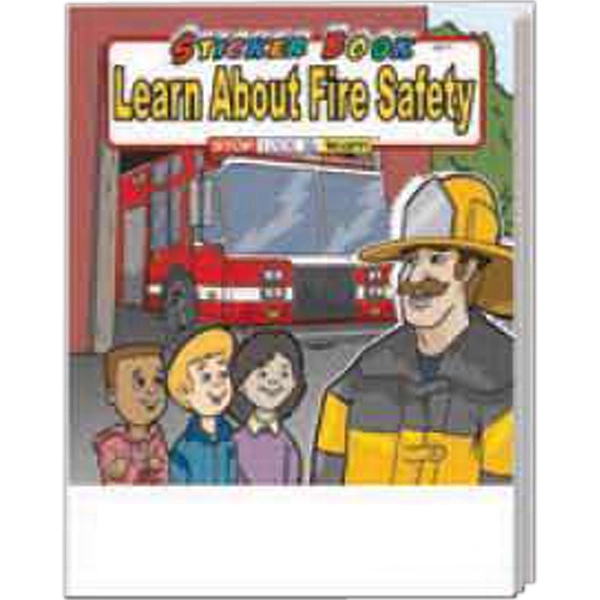 Learn About Fire Safety sticker and coloring activity book fun pack.... from ASI 45815 Coloring Book Solutions / Coloring Book Solutions™