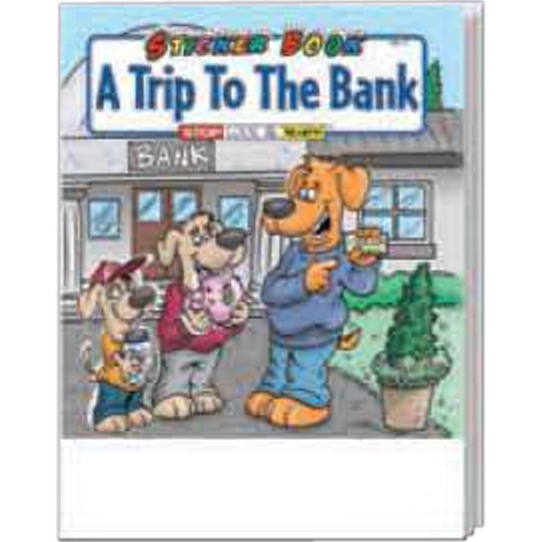 A Trip to the Bank sticker and coloring activity book.... from ASI 45815 Coloring Book Solutions / Coloring Book Solutions™