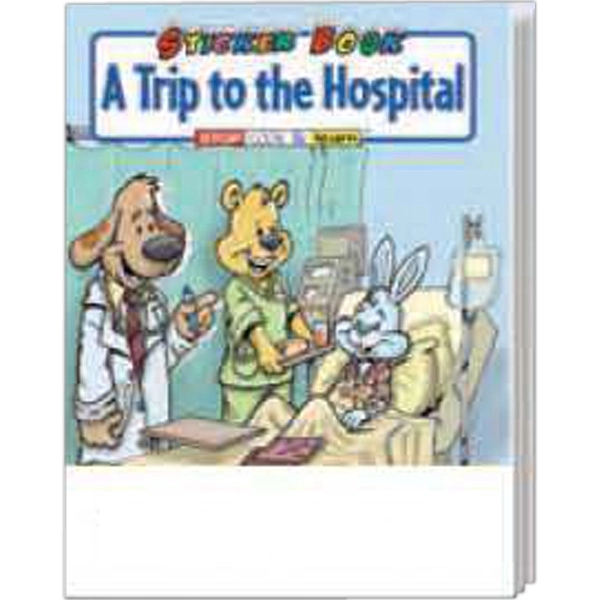 A Trip To The Hospital sticker and coloring activity book.... from ASI 45815 Coloring Book Solutions / Coloring Book Solutions™