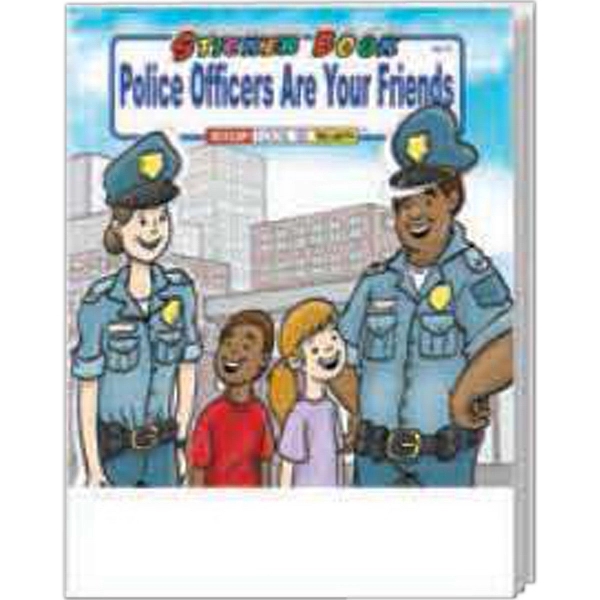 Police Officers Are Your Friends sticker book fun pack with unimprinted... from ASI 45815 Coloring Book Solutions / Coloring Book Solutions™