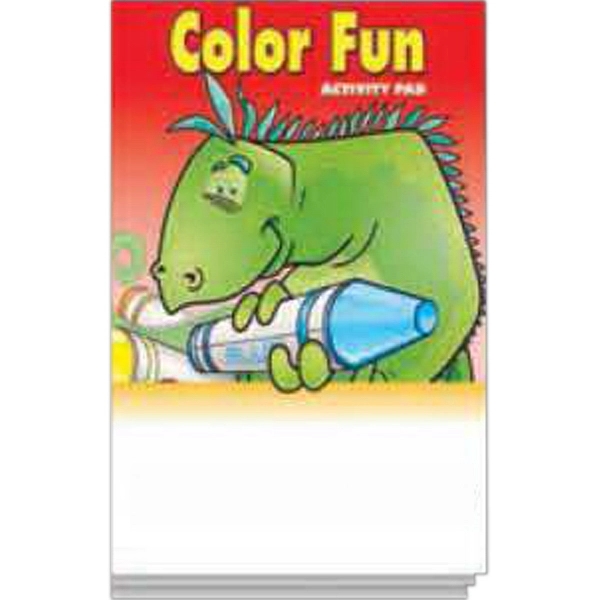 Color Fun activity pad fun pack with unimprinted box of crayons.... from ASI 45815 Coloring Book Solutions / Coloring Book Solutions™
