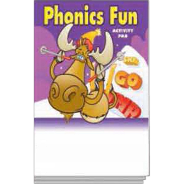 Phonics Fun activity pad fun pack with unimprinted box of crayons.... from ASI 45815 Coloring Book Solutions / Coloring Book Solutions™
