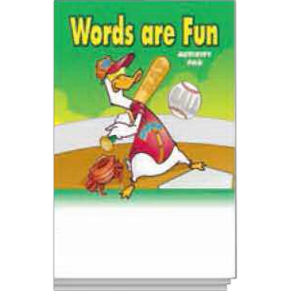 Words are Fun Activity Pad. Fun word games for kids.... from ASI 45815 Coloring Book Solutions / Coloring Book Solutions™