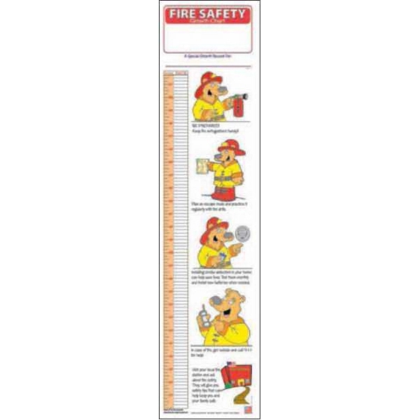 Fire Safety growth chart.... from ASI 45815 Coloring Book Solutions / Coloring Book Solutions™