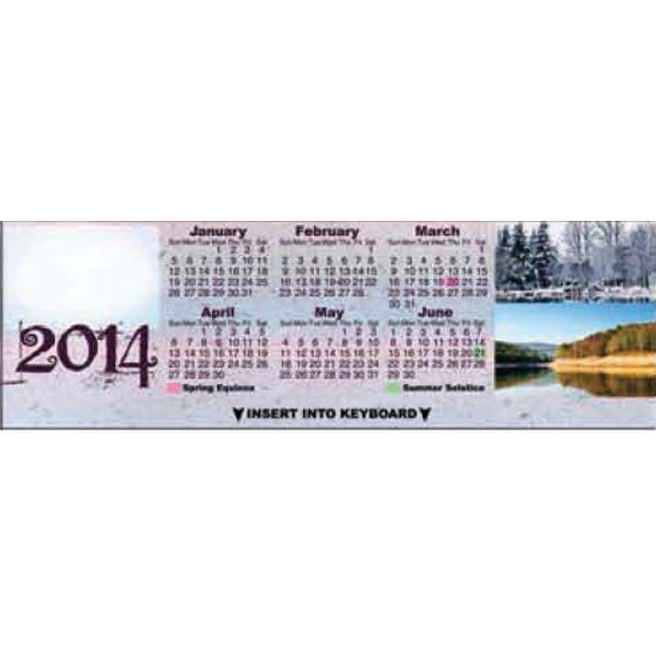 Keyboard calendar on season's design.... from ASI 45815 Coloring Book Solutions / Coloring Book Solutions™