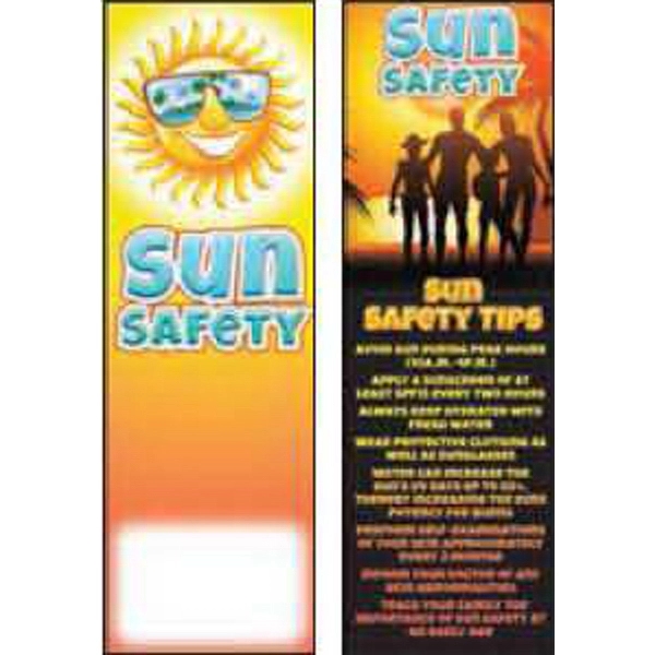 Bookmark with tips on sun safety.... from ASI 45815 Coloring Book Solutions / Coloring Book Solutions™ LivRite