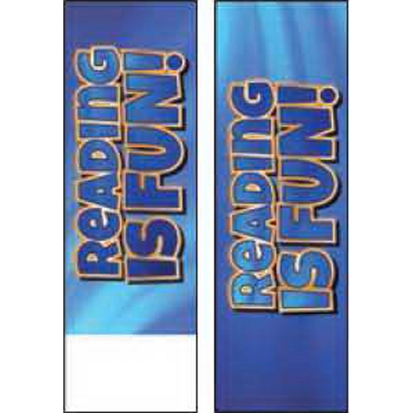 Bookmark - reading is fun - blue.... from ASI 45815 Coloring Book Solutions / Coloring Book Solutions™