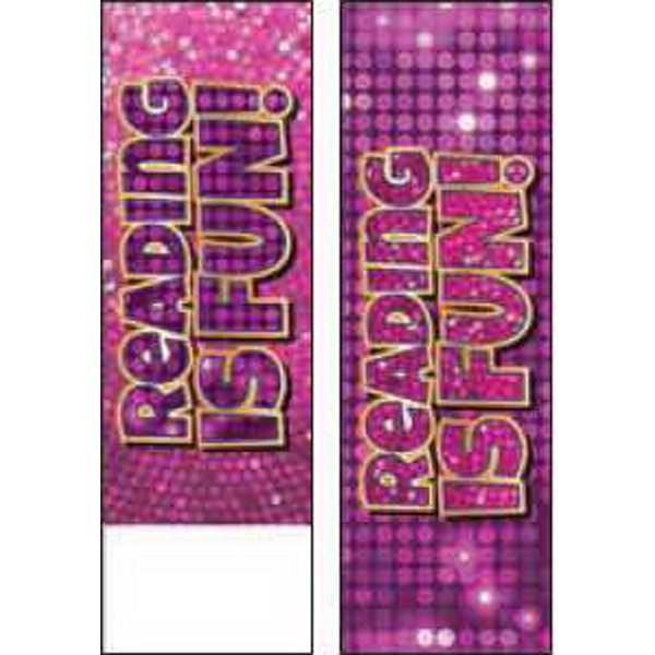Bookmark - reading is fun - pink.... from ASI 45815 Coloring Book Solutions / Coloring Book Solutions™ LivRite
