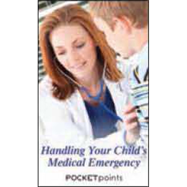 Tri-fold, pocket sized informative pamplet with tips on handling children's medical... from ASI 45815 Coloring Book Solutions / Coloring Book Solutions™
