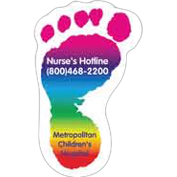 4-mil thick label with a rectangular shape, slit back and adhesive.... from ASI 59080 Halls & Company