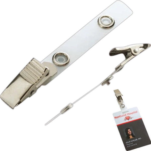 Nickel knurled strap clip.... from ASI 49470 DEVARA