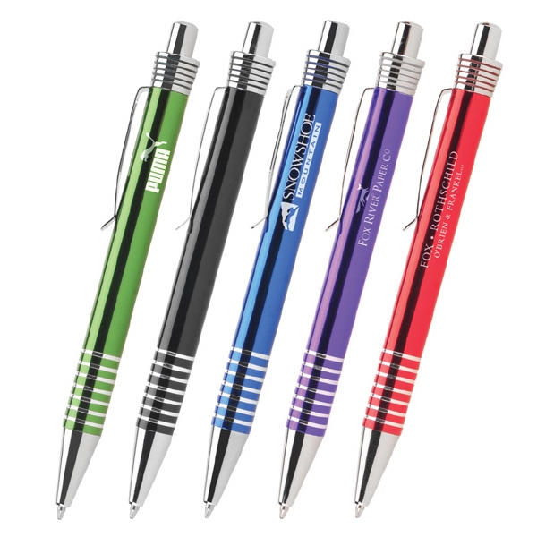 Velino metal retractable ballpoint pen... from ASI 46755 Cosmo Promos