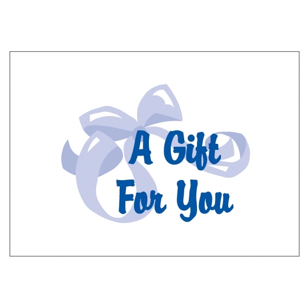 Gift Envelope holds carrier and card, 5 1/8" x 3 5/8".... from ASI 75629 PSI Plastic Graphics / Plastic Graphics PSI