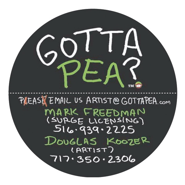 Circle card with center fold, 3 3/8".... from ASI 75629 PSI Plastic Graphics / Plastic Graphics PSI