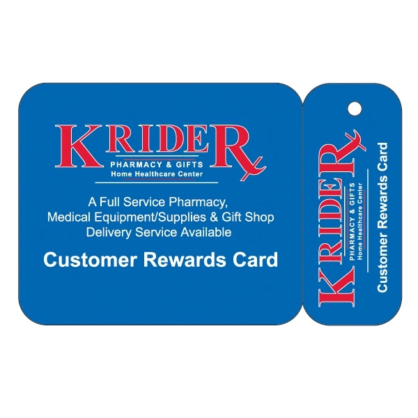 Mini combo card and key tag.... from ASI 75629 PSI Plastic Graphics / Plastic Graphics PSI