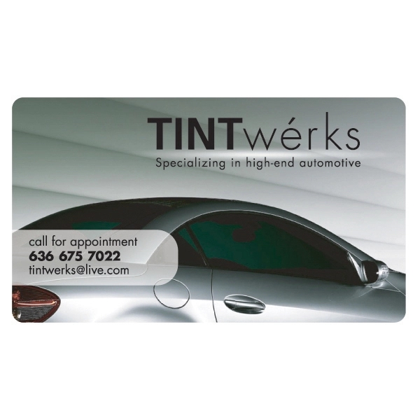 Plastic business card, 3 1/2" x 2".... from ASI 75629 PSI Plastic Graphics / Plastic Graphics PSI