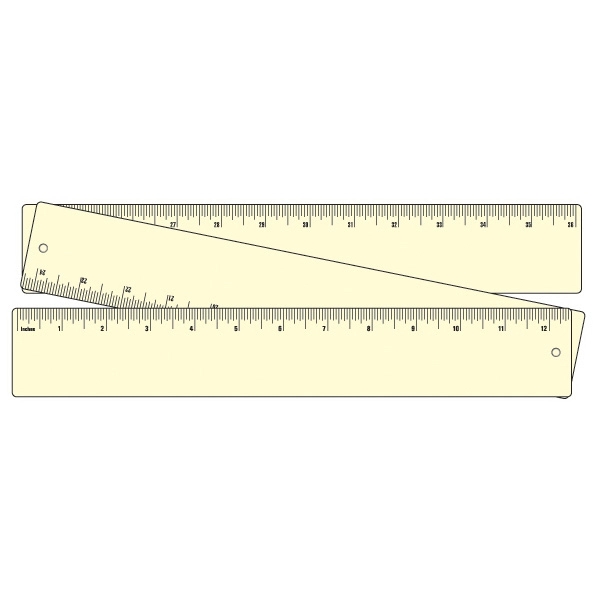 3 Part Ruler... from ASI 75629 PSI Plastic Graphics / Plastic Graphics PSI