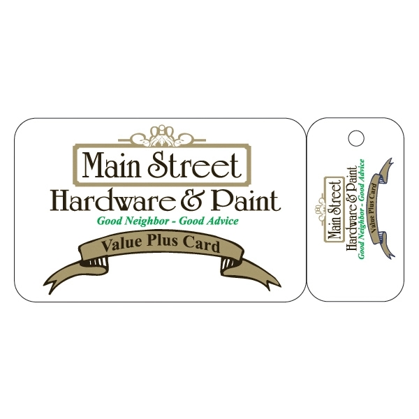 Combo includes key tag and card.... from ASI 75629 PSI Plastic Graphics / Plastic Graphics PSI