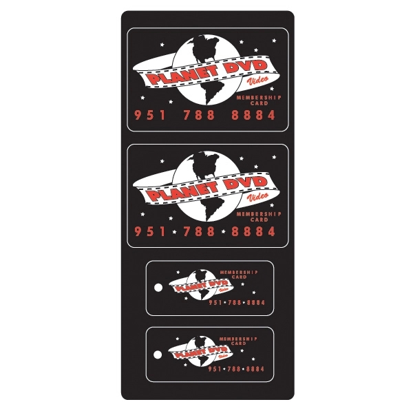 Combo family pack. (2 Cards/2 Key Tags).... from ASI 75629 PSI Plastic Graphics / Plastic Graphics PSI