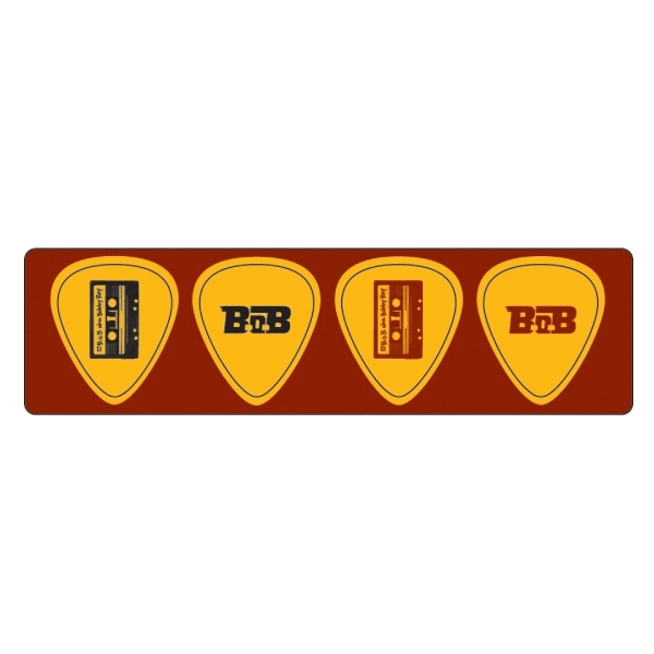 Bookmark with guitar picks.... from ASI 75629 PSI Plastic Graphics / Plastic Graphics PSI