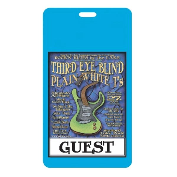 Luggage tag, 2 1/2" x 4 1/2". (Rectangle)... from ASI 75629 PSI Plastic Graphics / Plastic Graphics PSI