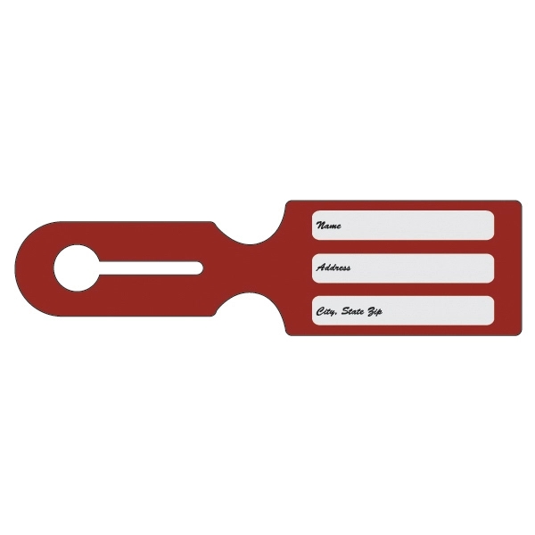 Luggage Tag, 2 1/2" x 9 3/8".... from ASI 75629 PSI Plastic Graphics / Plastic Graphics PSI