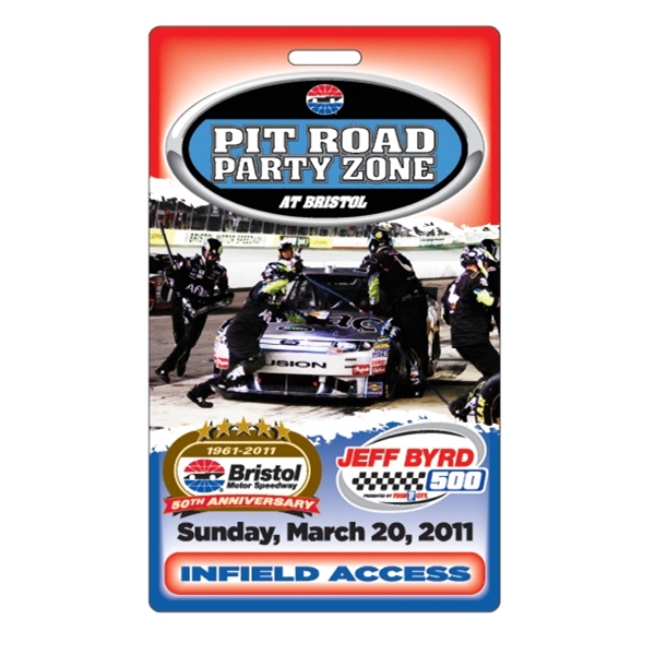 Badge available with 1 or 2 slots, 3" x 5"... from ASI 75629 PSI Plastic Graphics / Plastic Graphics PSI