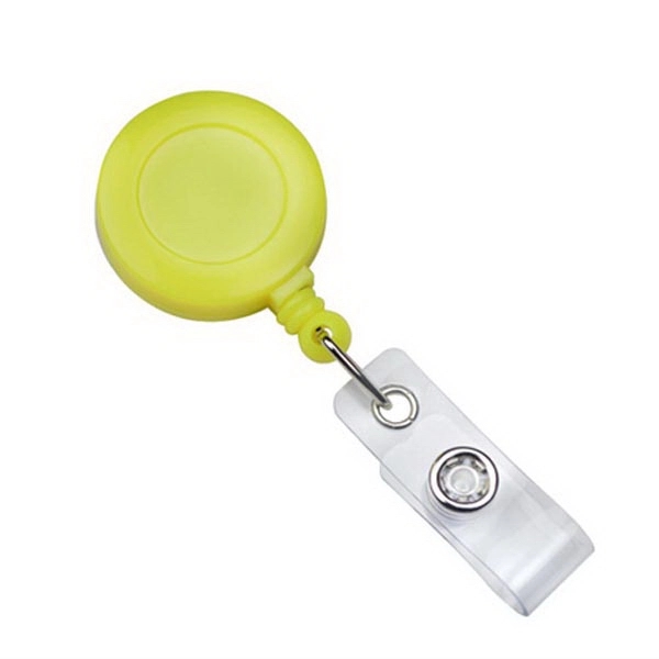 Retractable badge reel is compact and convenient. Blank.... from ASI 62088 IDProductsource