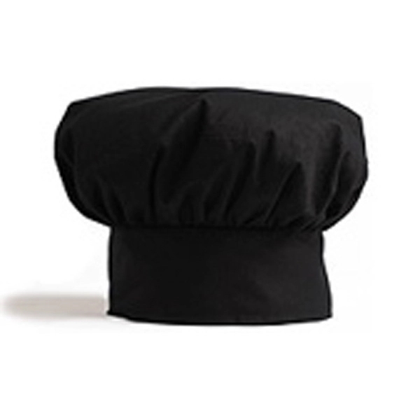 Black chef hat with hook & loop closure for a perfect... from ASI 98085 Wolfmark