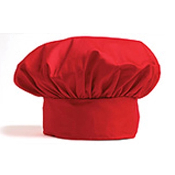 Red chef hat with hook & loop closure for a perfect... from ASI 98085 Wolfmark