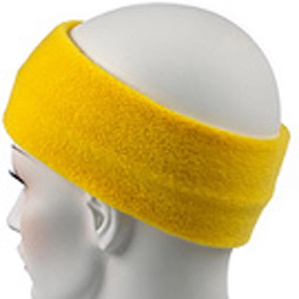 Gold fleece headband, 3 1/5" x 10".... from ASI 98085 Wolfmark