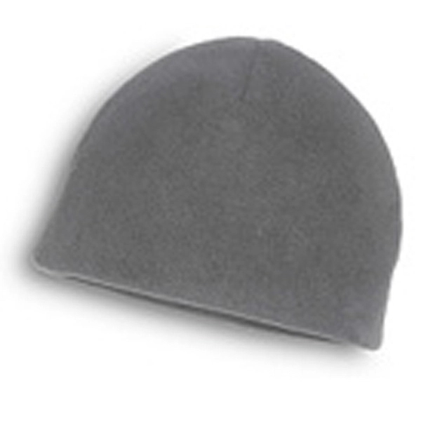 Heather gray polar fleece beanie.... from ASI 98085 Wolfmark