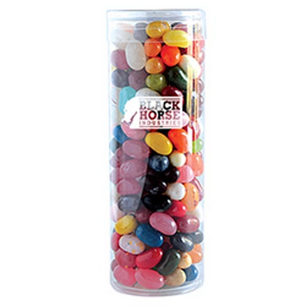 Large fun tube filled with Jelly Belly® jelly beans; includes a... from ASI 68507 The Magnet Group / The 1919 Candy Company