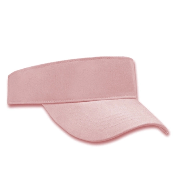 High profile brushed twill visor with hook and loop closure.... from ASI 43456 CF Headwear / CF Headwear