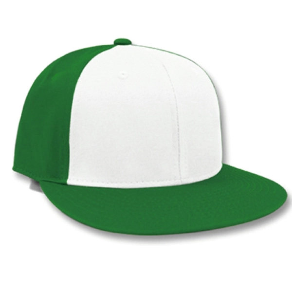 6 Panel Structured Mid Crown Cap Two-Tone Polywool, Plastic Snap Closure.... from ASI 43456 CF Headwear / CF Headwear