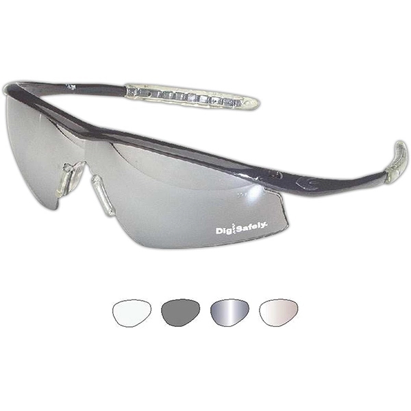 Stylish safety glasses feature our revolutionary hingeless frame system and a... from ASI 79898 Promovision / PROMOVISION