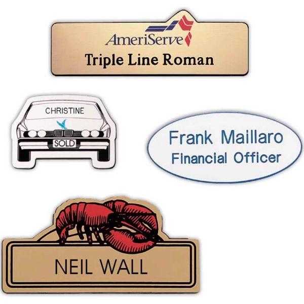 Help your badges stand out with the custom cut New Orleans... from ASI 61966 HPG / Beacon Promotions HPG Gold